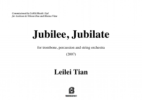 Jubilee Jubilate score